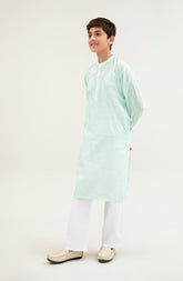 Boys Band Printed Kurta-SBK705125